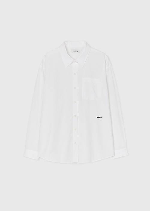 [20%] Pocket Basic Shirt_White